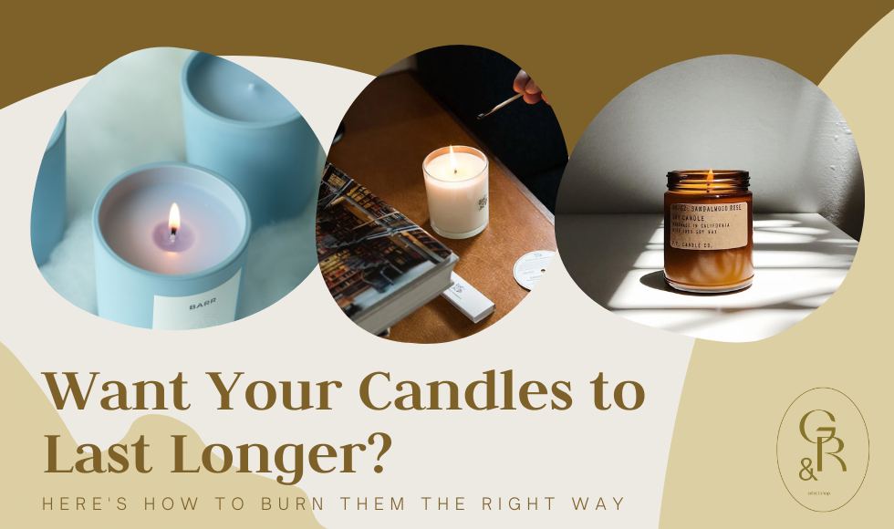 Candle Care Guide 香薰蠟燭使用指南 Garian