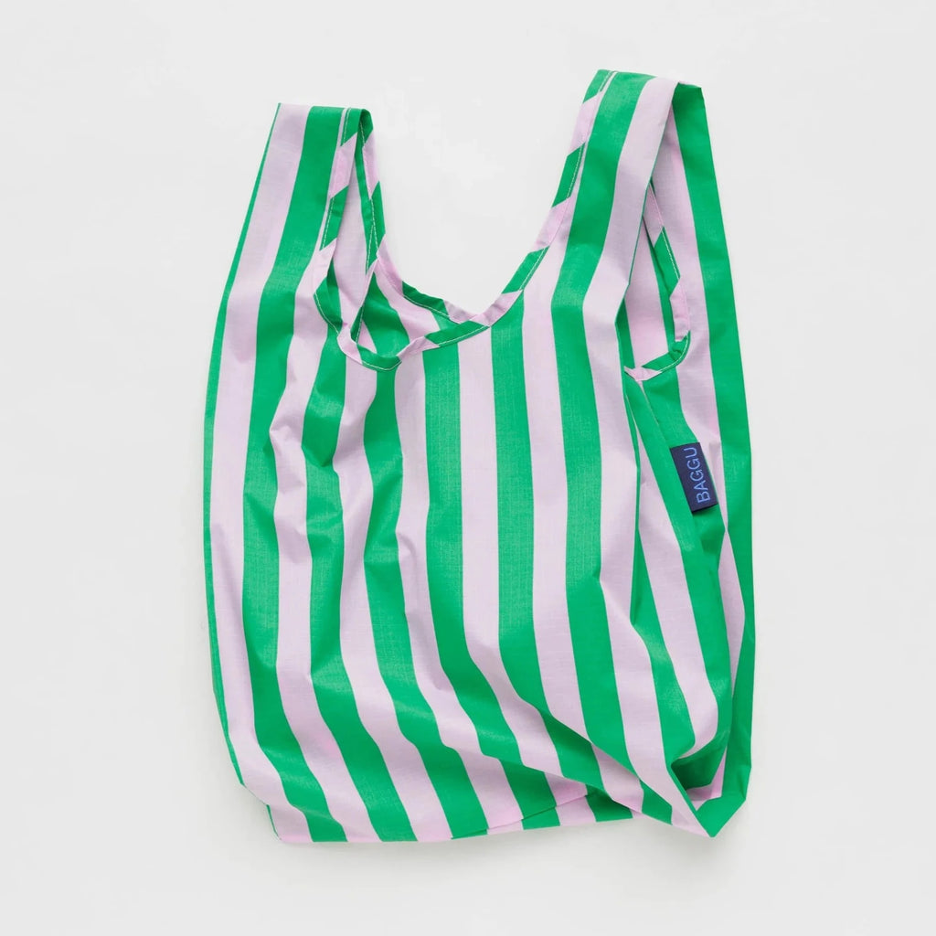 Baby Baggu - Pink Green Awning Stripe | Garian