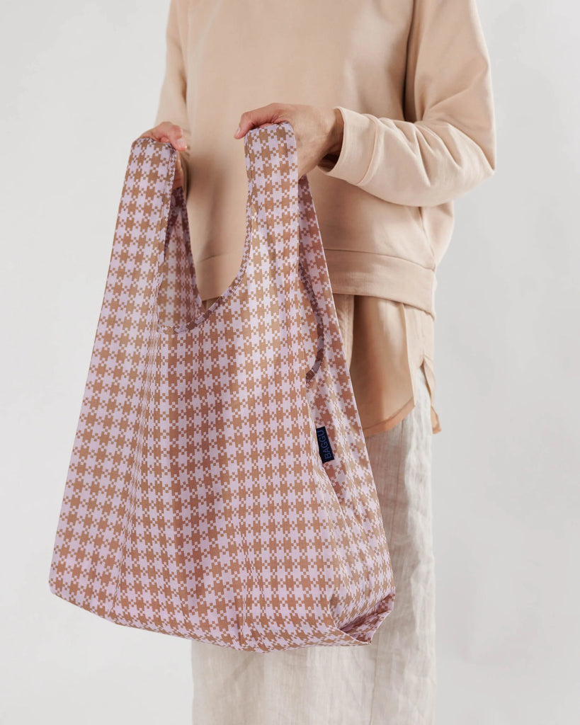 Standard Baggu - Rose Pixel Gingham | Garian