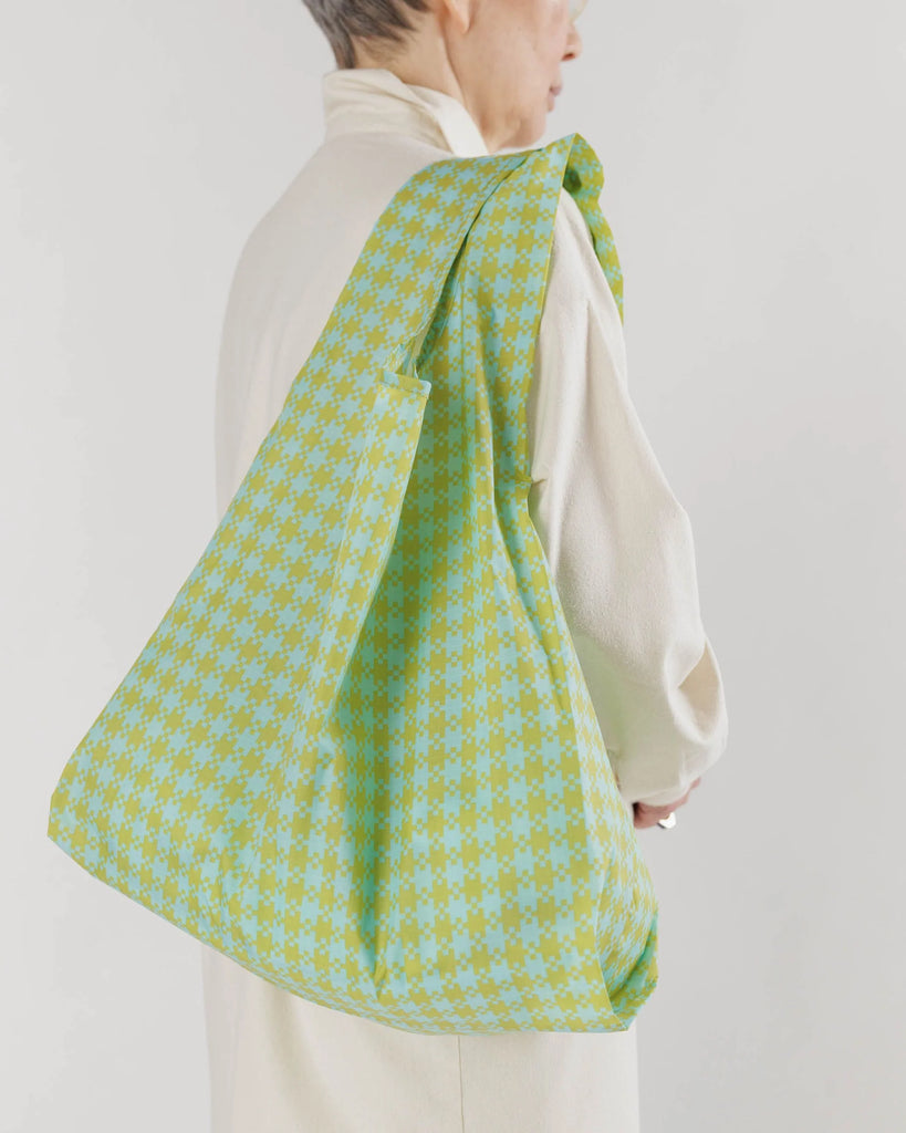 Standard Baggu - Mint Pixel Gingham ｜ Garian 