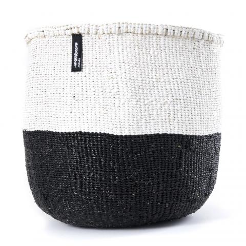 Black and White 50/50 Basket | Garian 