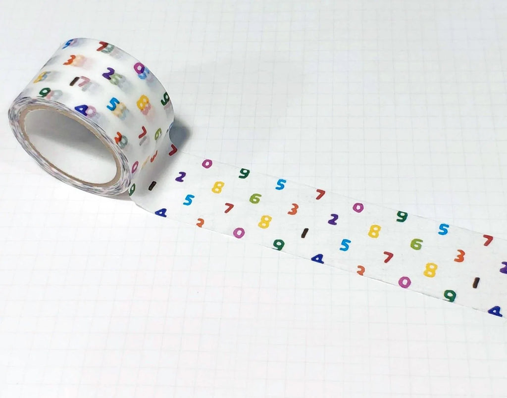 Sou Sou Number Masking Tape | Paper & Cards Studio