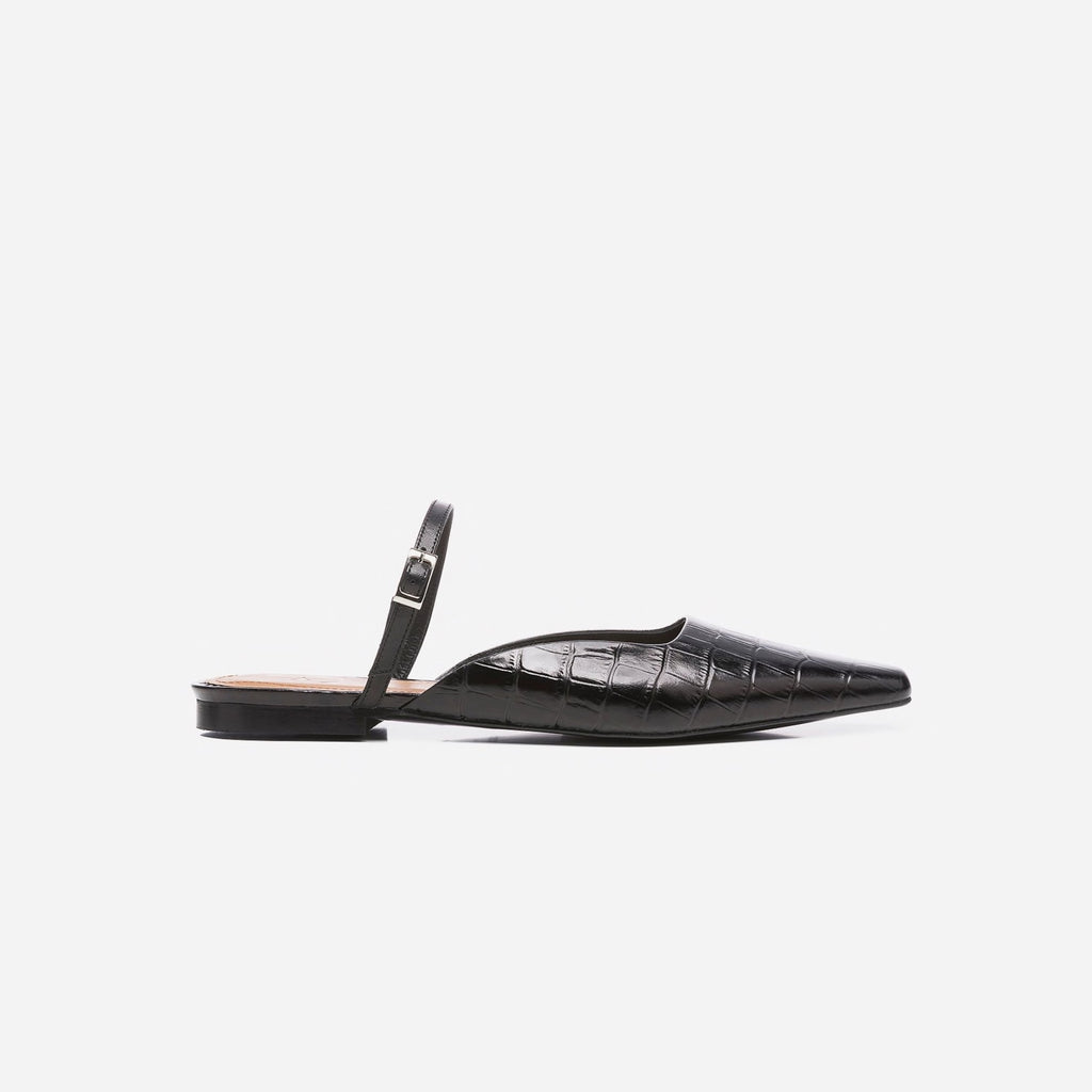 Dolores Black Croco Leather | Garian 