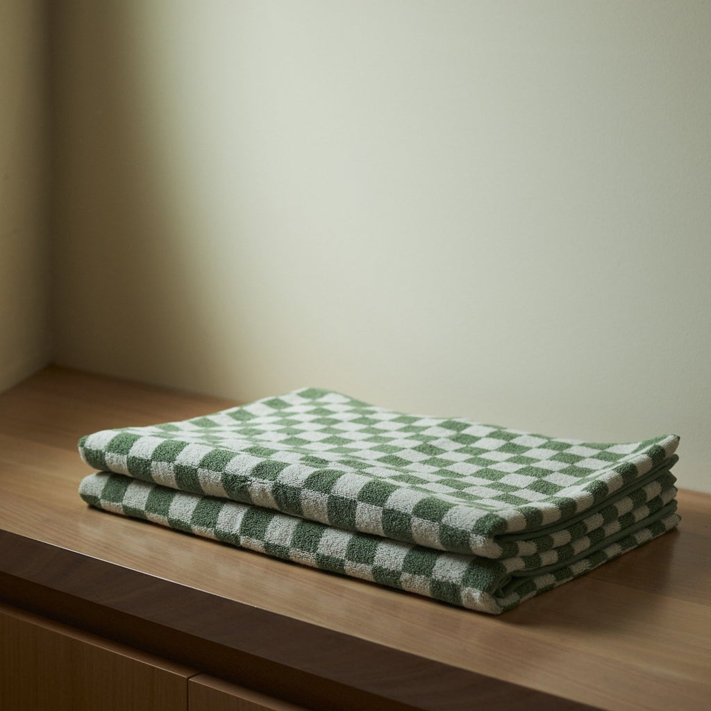 Beppu Bath Mat in Sage and Chalk | Baina | Garian Hong Kong Lifestyle Concept Store