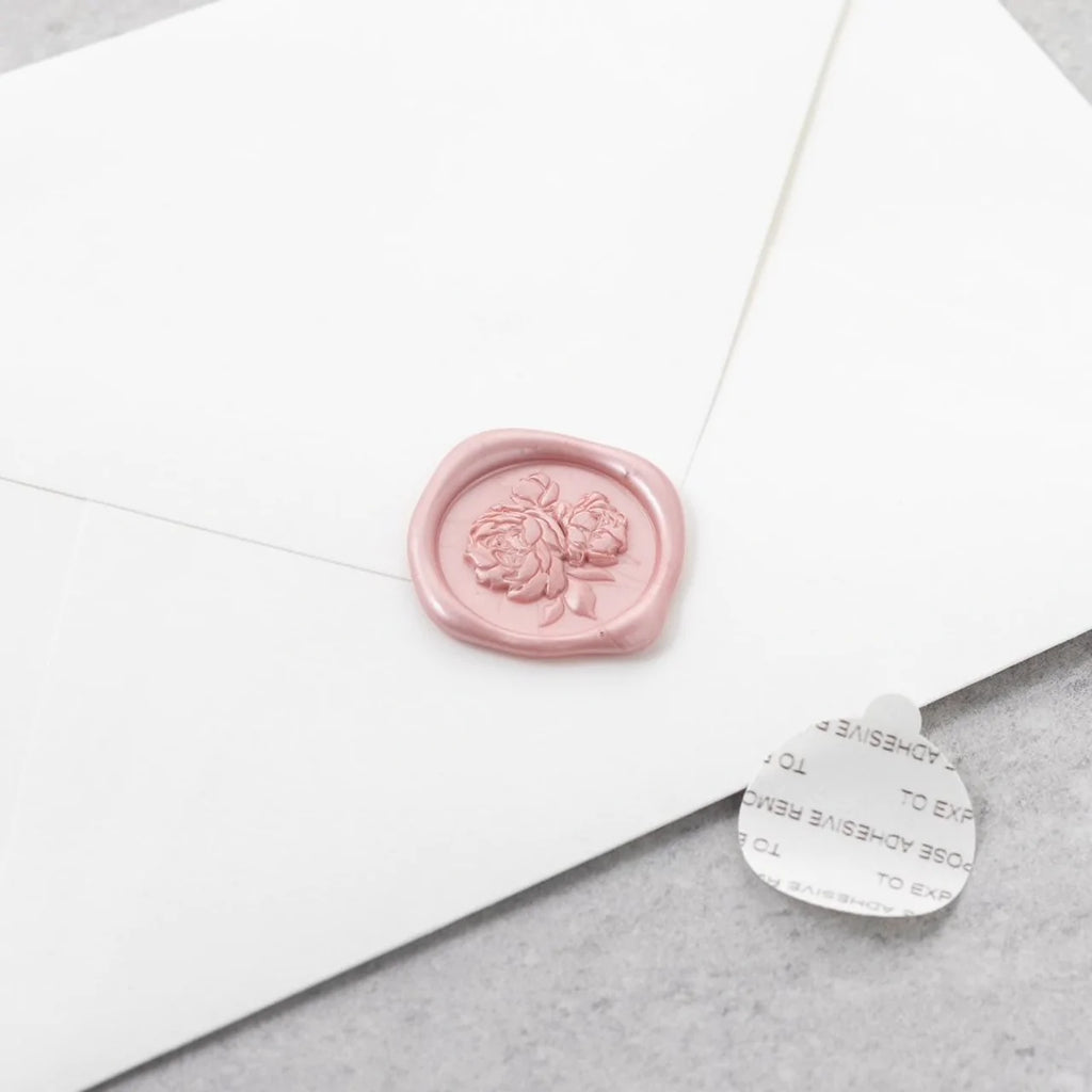 Vintage Peonies Wax Seals | Paper & Cards Studio