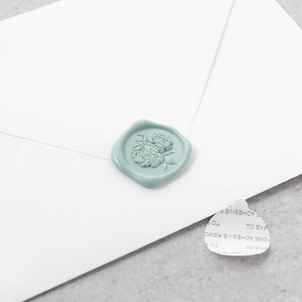 Vintage Peonies Wax Seals | Paper & Cards Studio