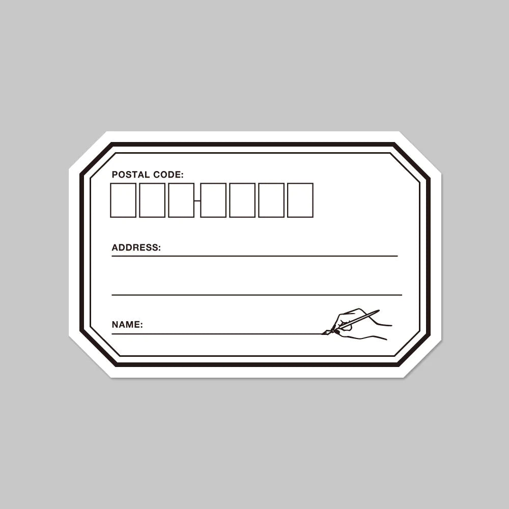 Address Label with Pen Design | Paper & Cards Studio