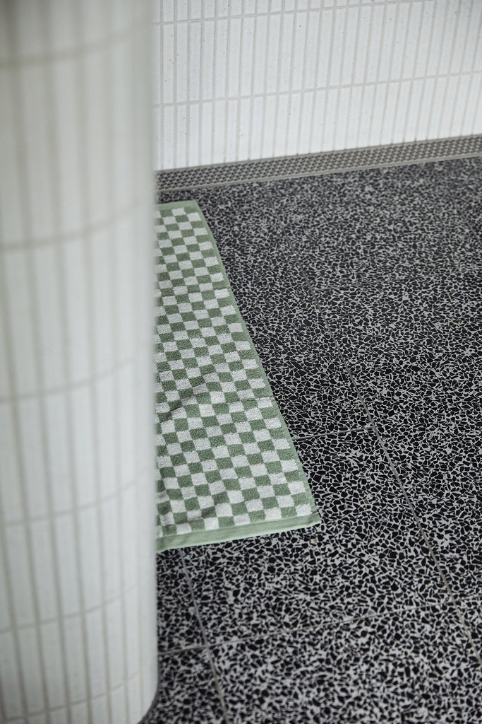 Beppu Bath Mat in Sage and Chalk | Baina | Garian Hong Kong Lifestyle Concept Storev