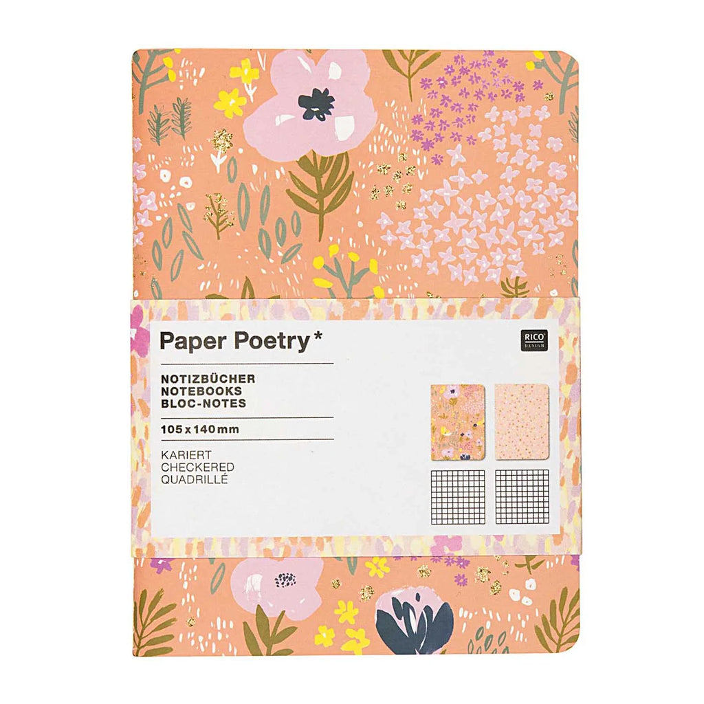 Pink Craft A6 Notebook, Grid | Paper & Cards Studio