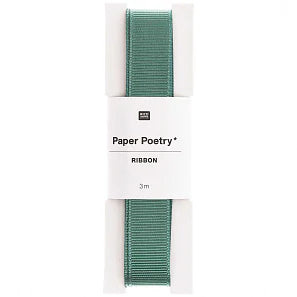 Small Mint Grosgrain Ribbon | Paper & Cards Studio