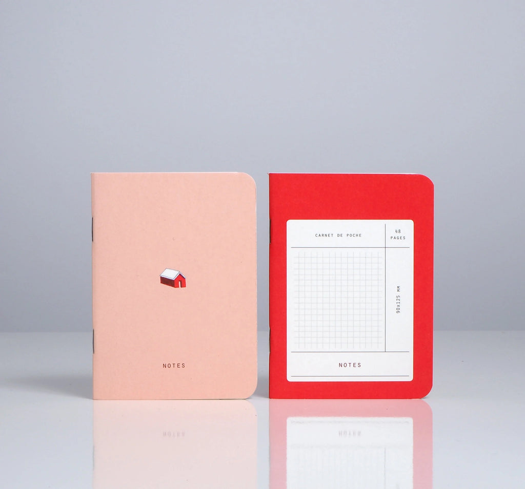 Maison Mini Pocket Book, Blank and Grid | Paper & Cards Studio