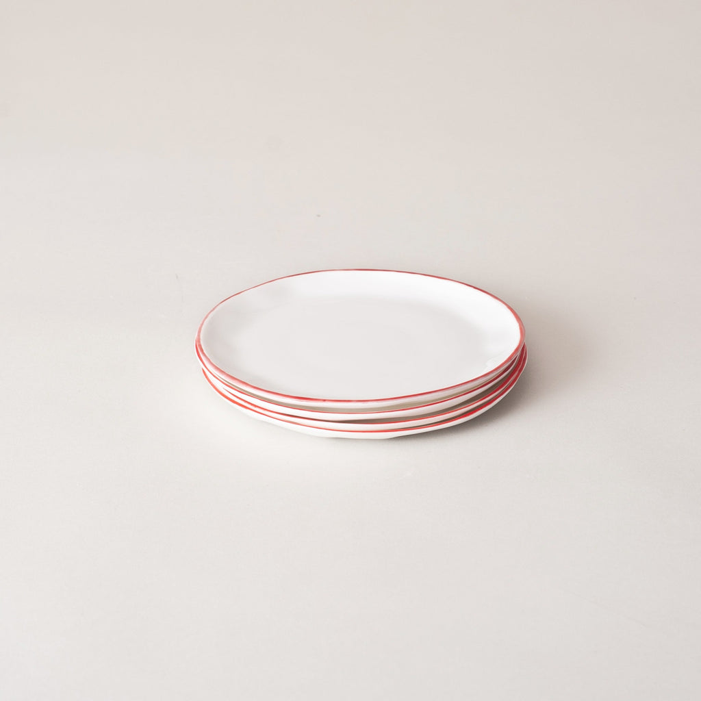 Feldspar Set of 4 Geranium Cake Plate | Garian Hong Kong Lifestyle Concept Store