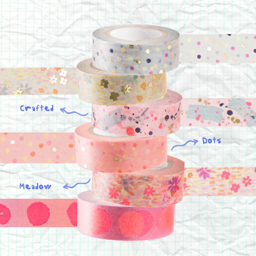 Pink Spotted Crafted Tape | Paper & Cards Studio