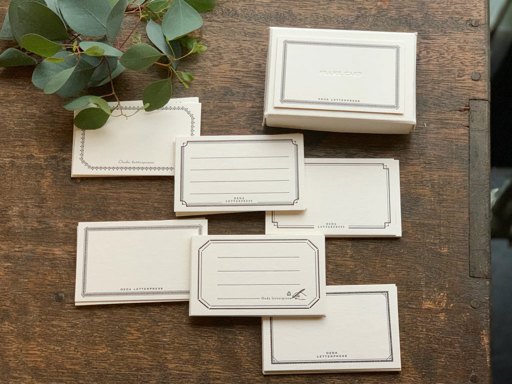 Letterpress Frame Card Box | Paper & Cards Studio