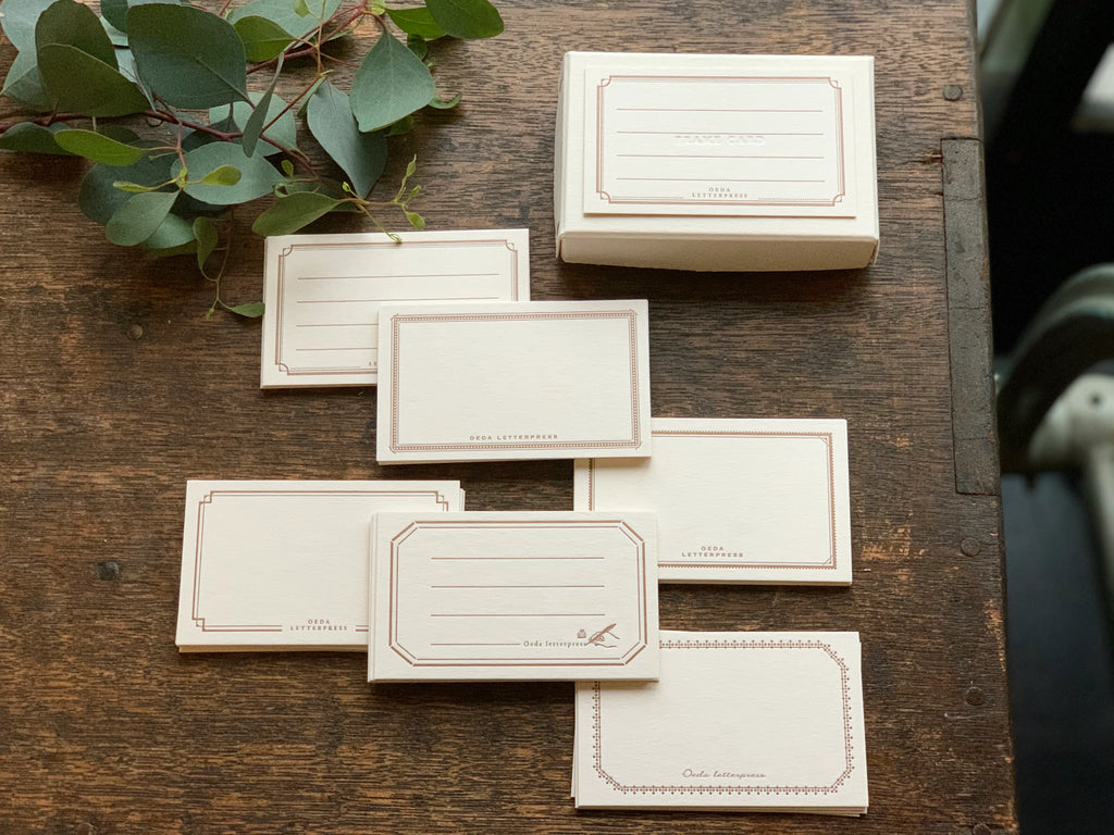 Letterpress Frame Card Box | Paper & Cards Studio