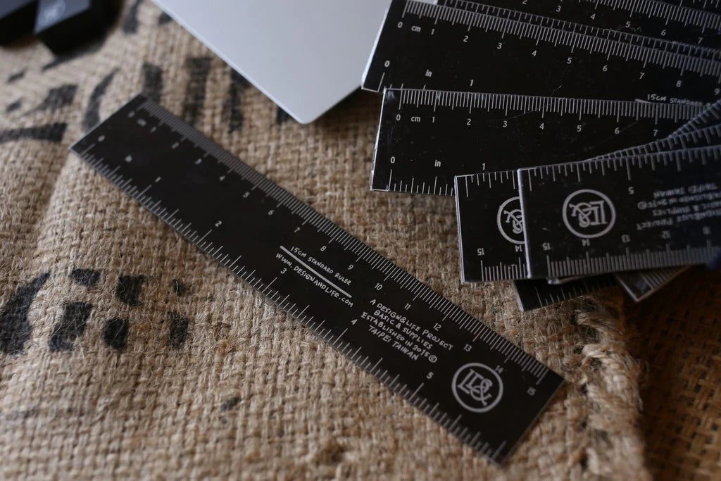 D&L Black Ruler | Paper & Cards Studio