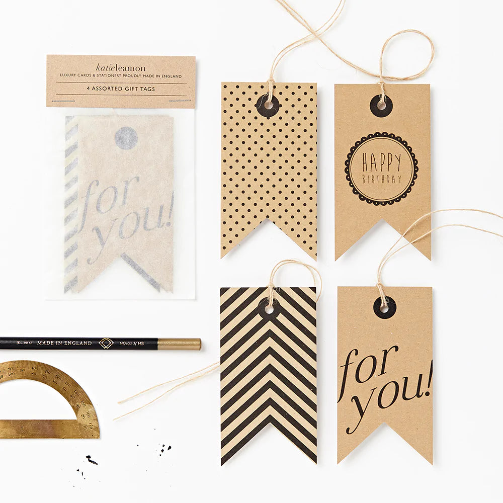 Assorted Kraft & Black Tags | Paper & Cards Studio