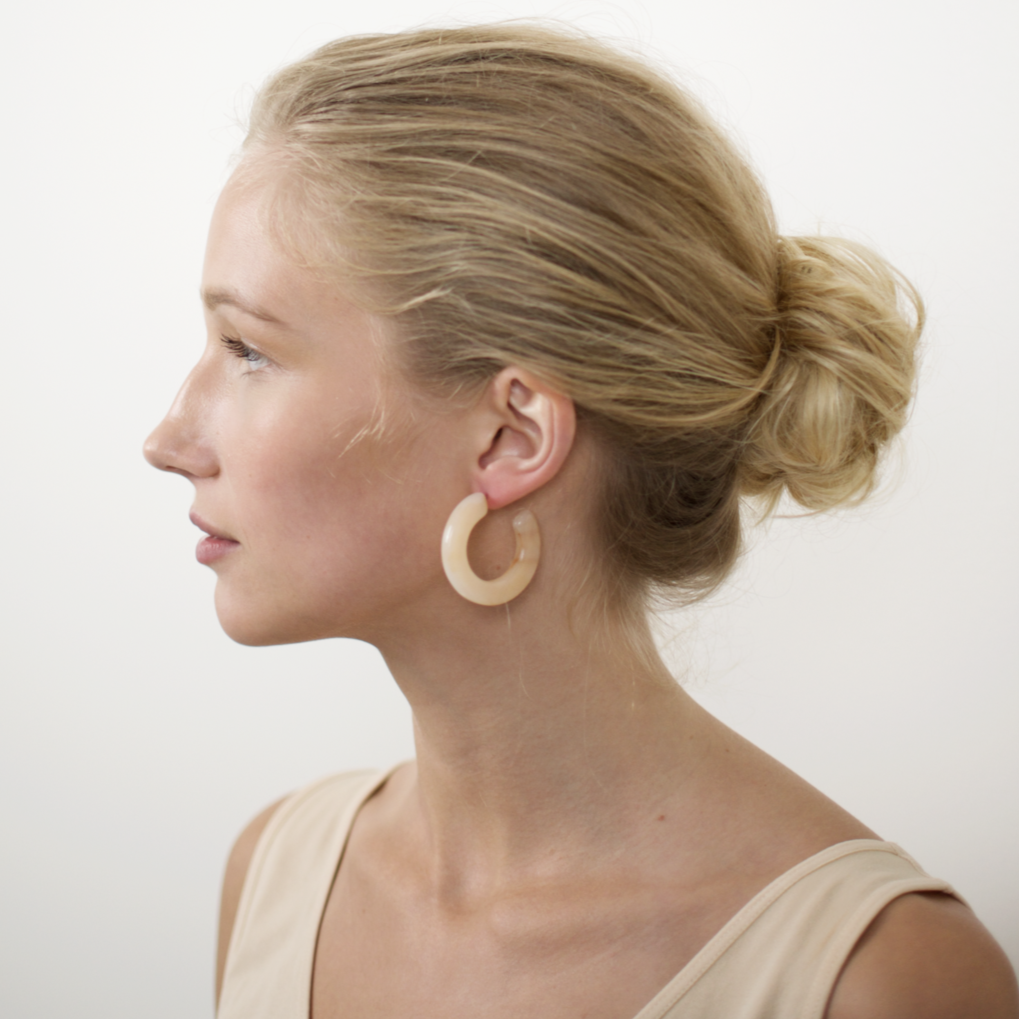 Kate Hoops in Peach | Garian 