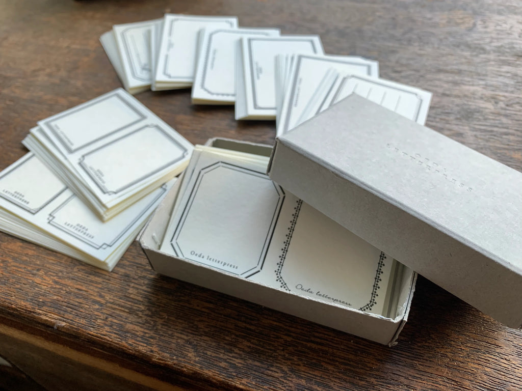 Letterpress Frame Sticker Box | Paper & Cards Studio