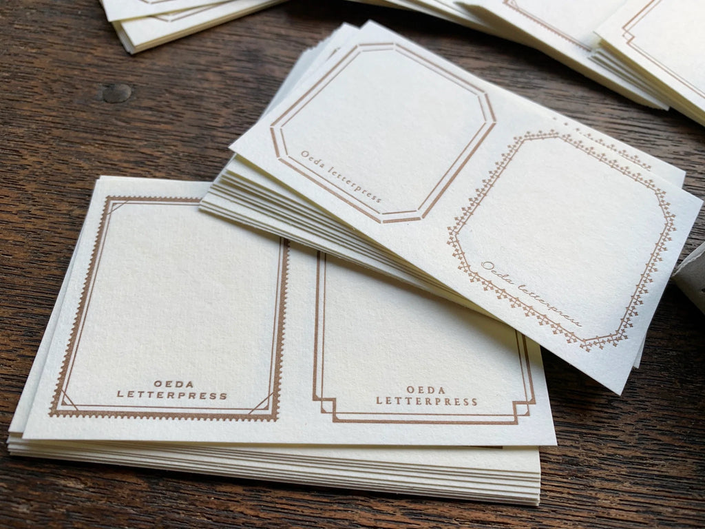 Letterpress Frame Sticker Box | Paper & Cards Studio