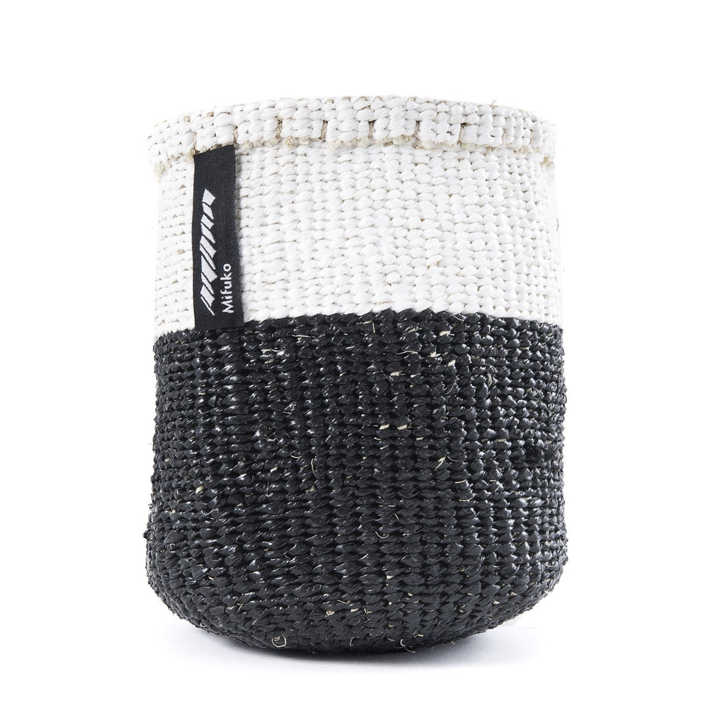 Black and White 50/50 Basket | Garian 