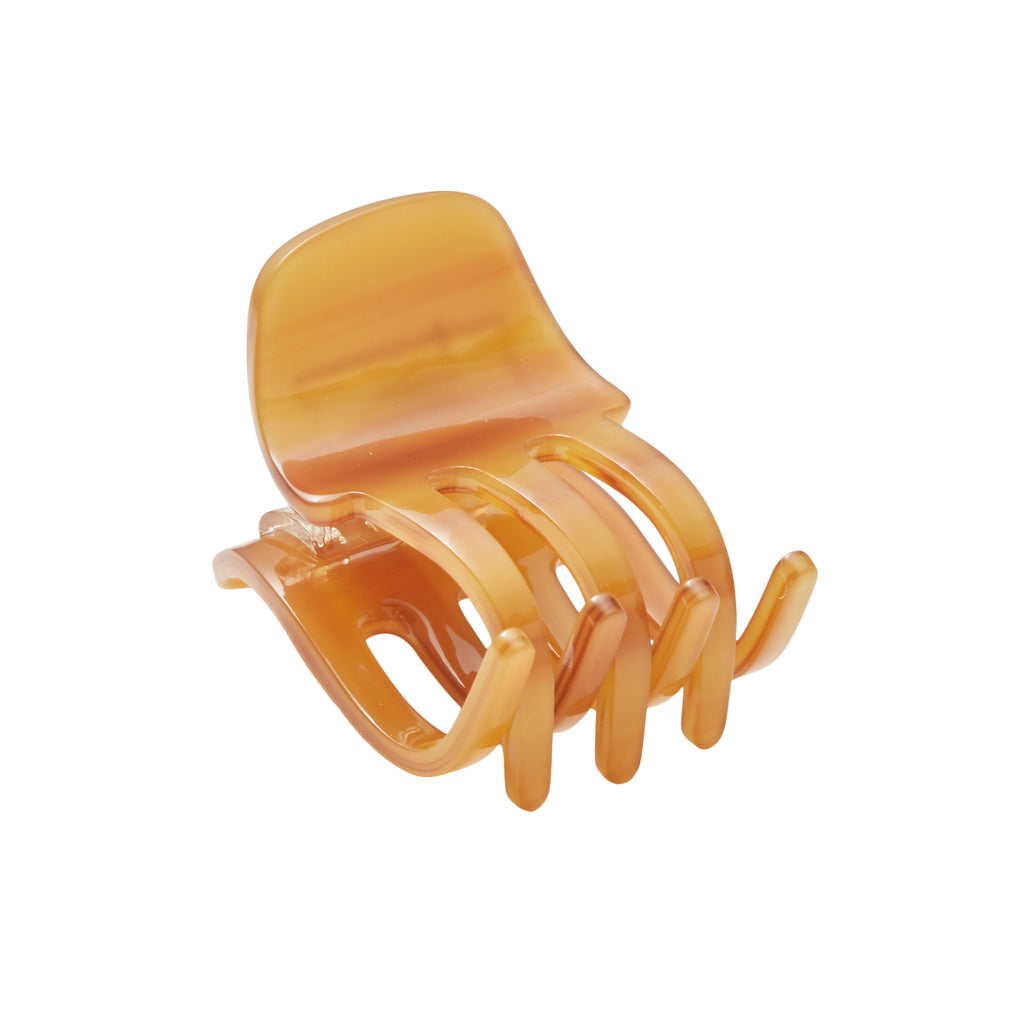 Mini Hair Clip in Cognac | Garian 