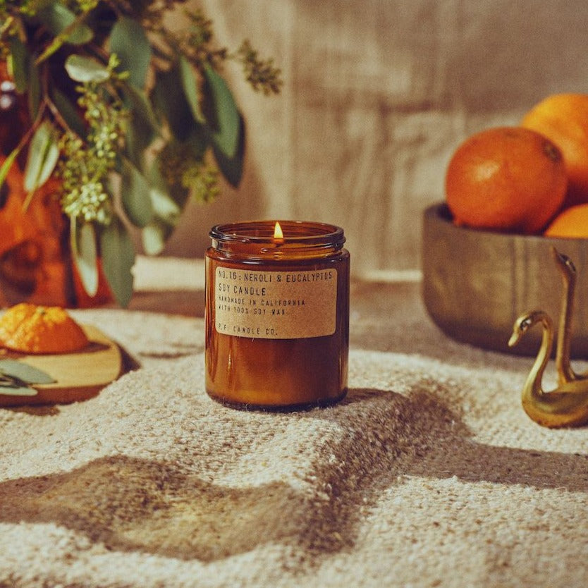 Neroli and Eucalyptus Standard Soy Candle | Garian 