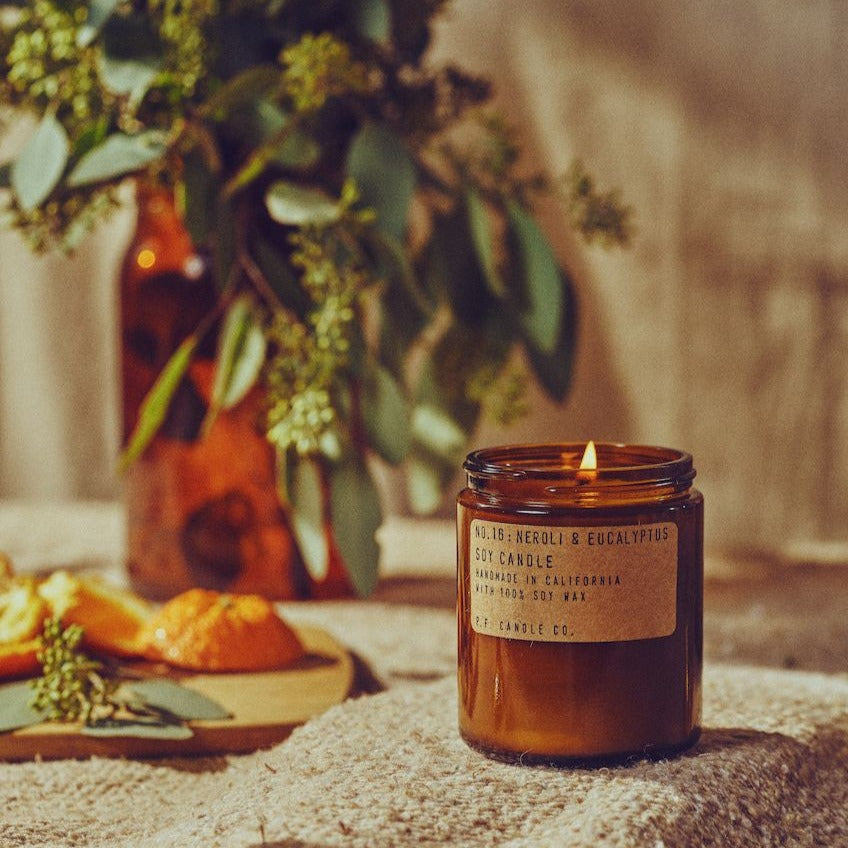 Neroli and Eucalyptus Standard Soy Candle | Garian 