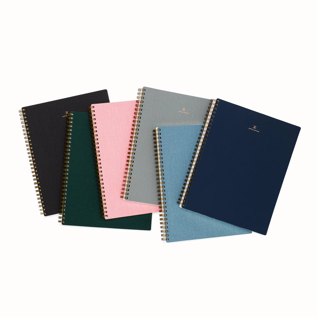 Appointed Notebook in Hunter Green, Lined/Grid/Blank | Paper & Cards Studio