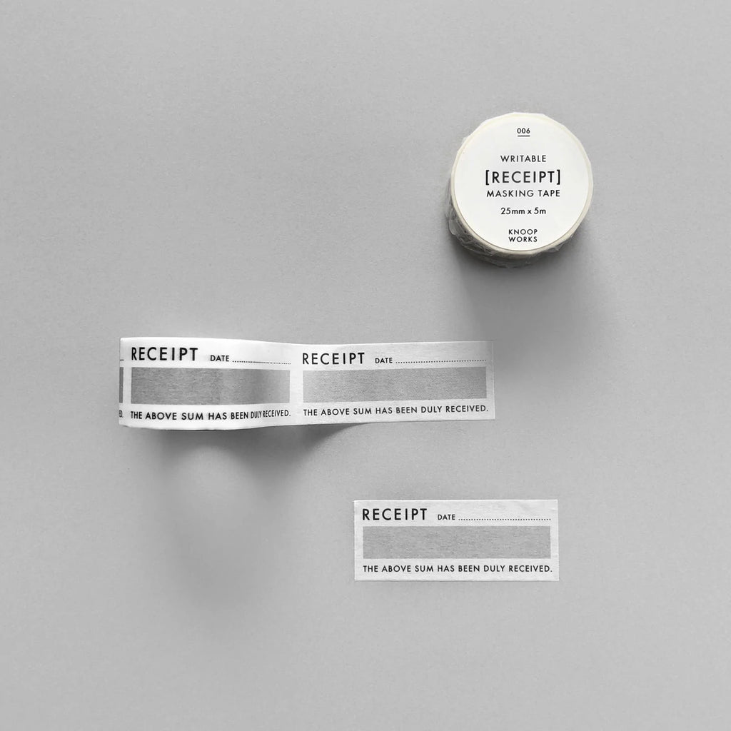 Receipt Washi Tape | Paper & Cards Studio