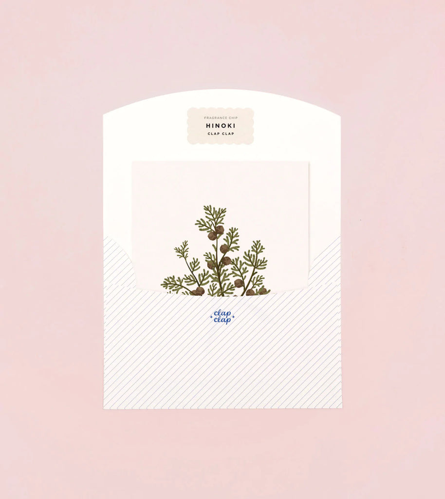 Botanical Scented Card - Hinoki | Paper & Cards Studio