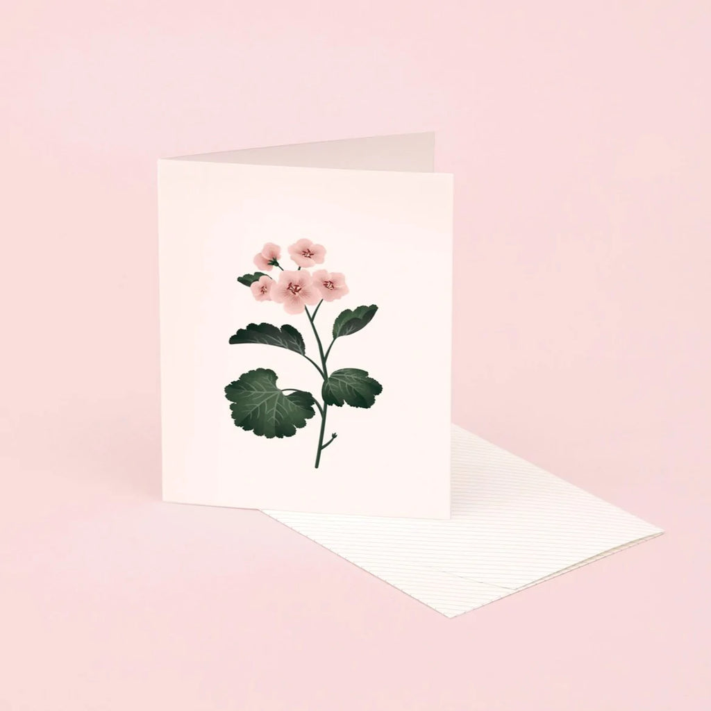 Botanical Scented Card - Geranium | Paper & Cards Studio