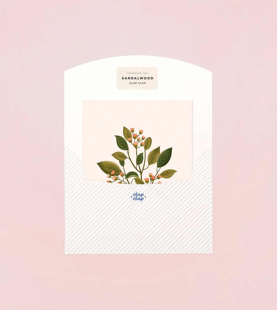 Botanical Scented Card - Sandalwood | Paper & Cards Studio