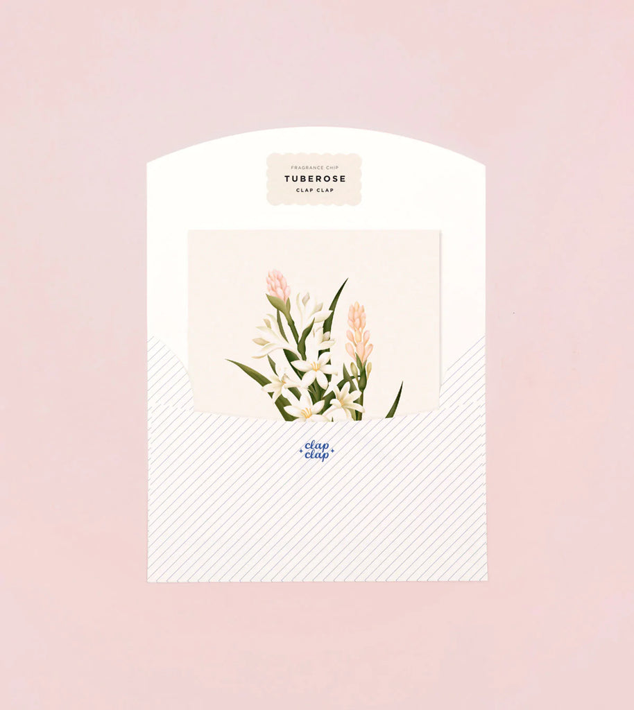 Botanical Scented Card - Tuberose | Paper & Cards Studio