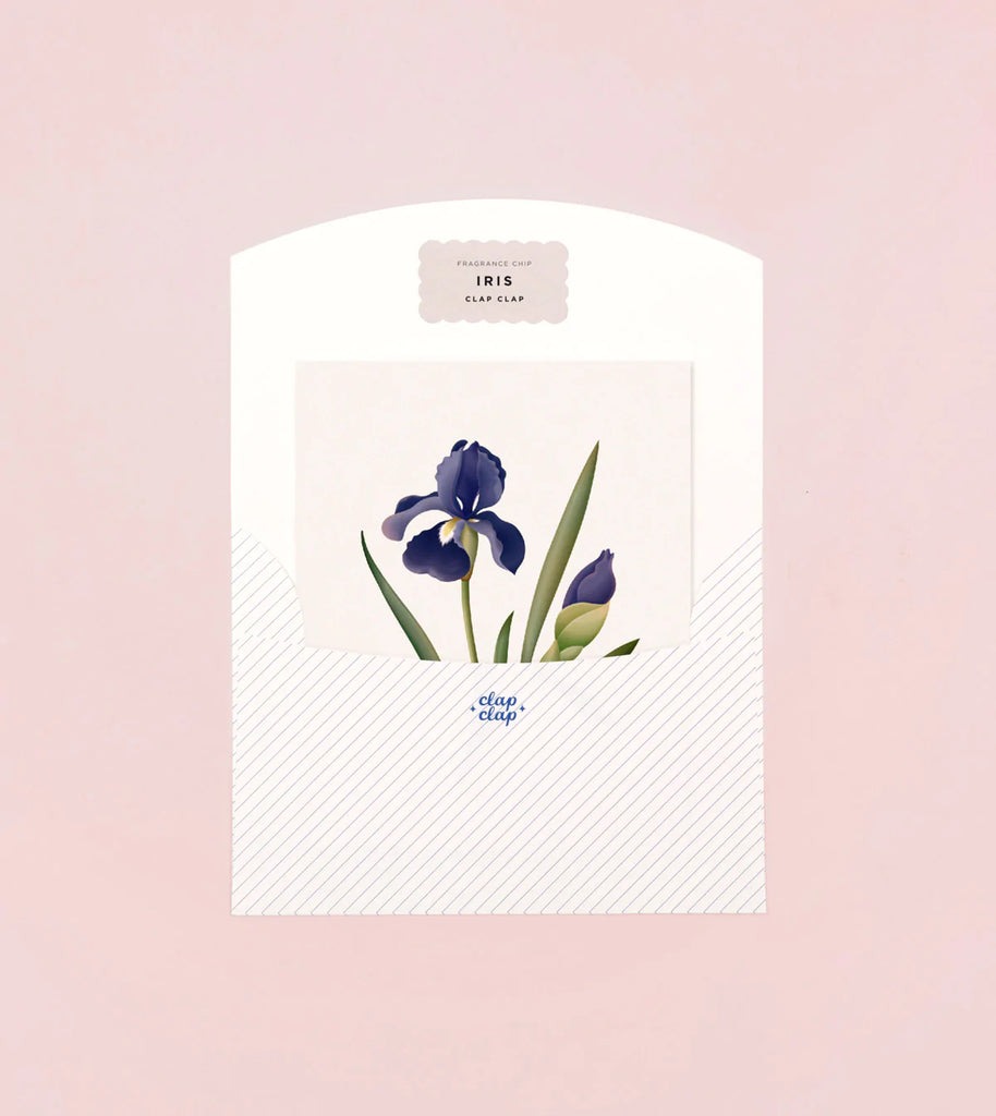 Botanical Scented Card - Iris | Paper & Cards Studio