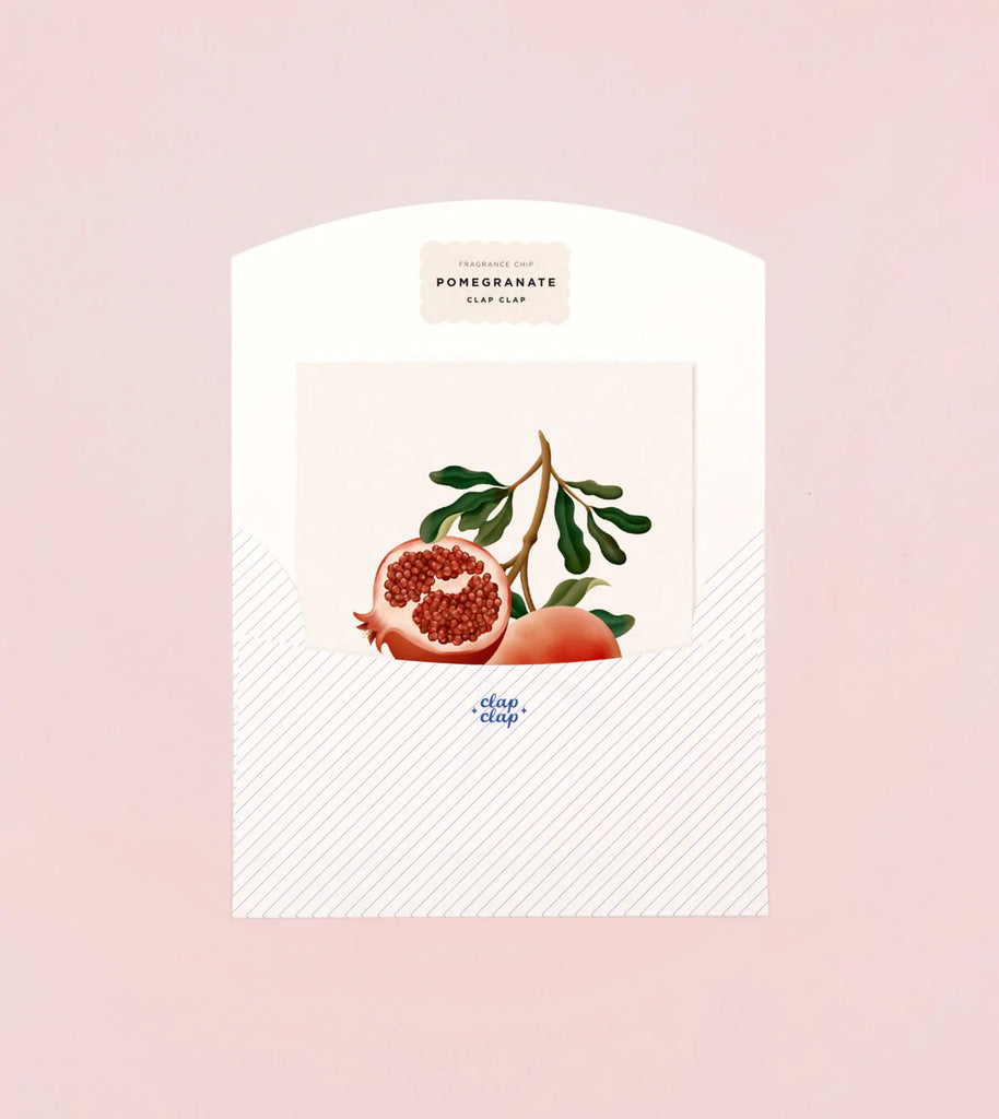 Botanical Scented Card - Pomegranate | Paper & Cards Studio