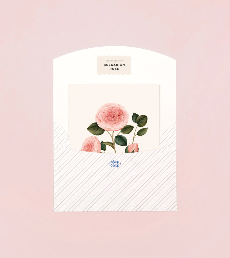 Botanical Scented Card - Bulgarian Rose | Paper & Cards Studio