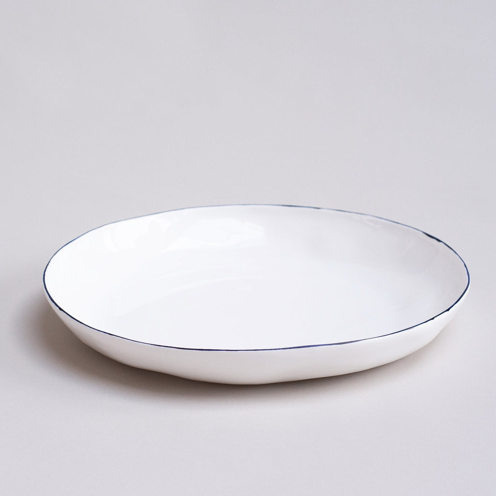 Feldspar Cobalt Shallow Serving Bowl | Garian Hong Kong Lifestyle Concept Store