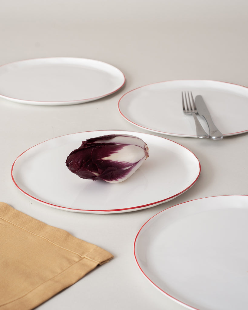 Feldspar Set of 4 Geranium Side Plates | Garian Hong Kong Lifestyle Concept Store