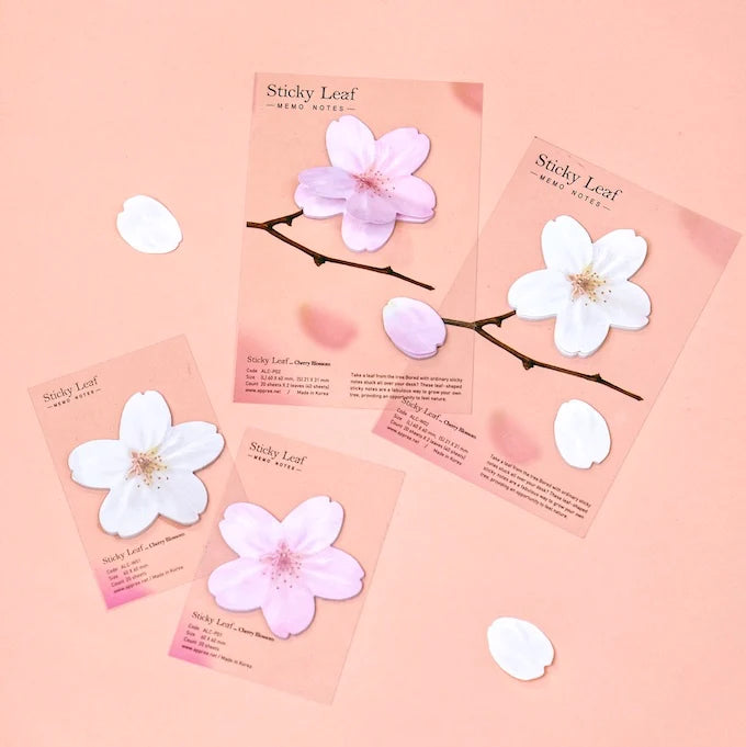 Sticky Leaf - Cherry Blossom | Small | Paper & Cards Studio