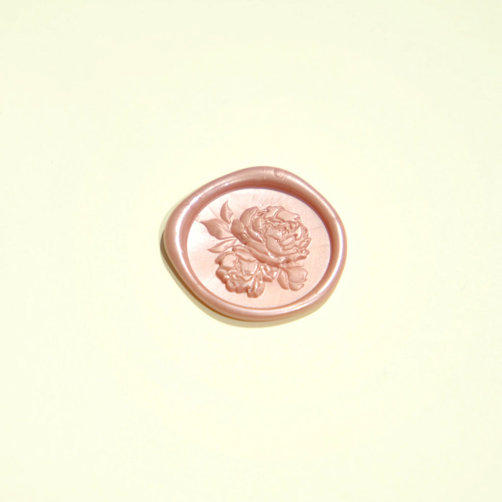 Vintage Peonies Wax Seals | Paper & Cards Studio