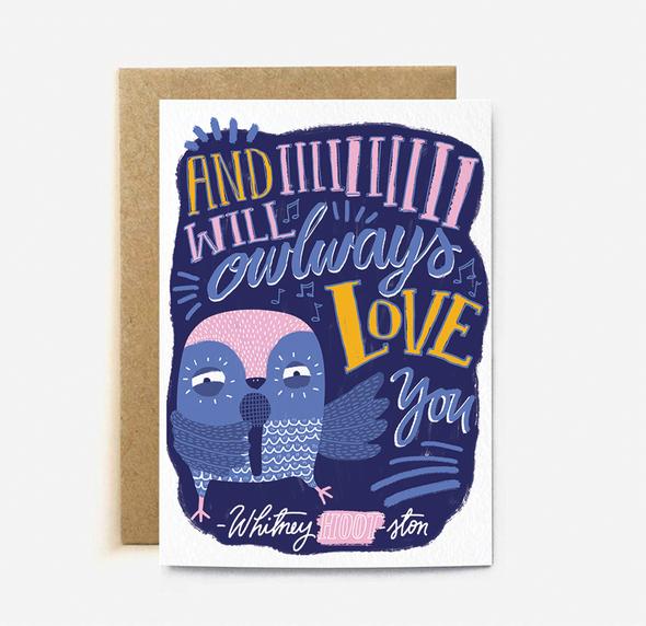 Whitney Hooston Card | Paper & Cards Studio