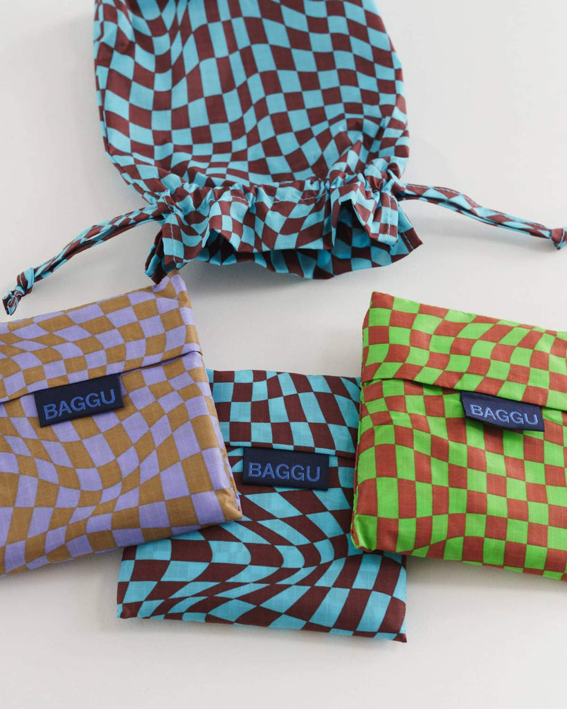 Standard Baggu Set of Three - Trippy Checkers | Garian Hong Kong Lifestyle Concept Store