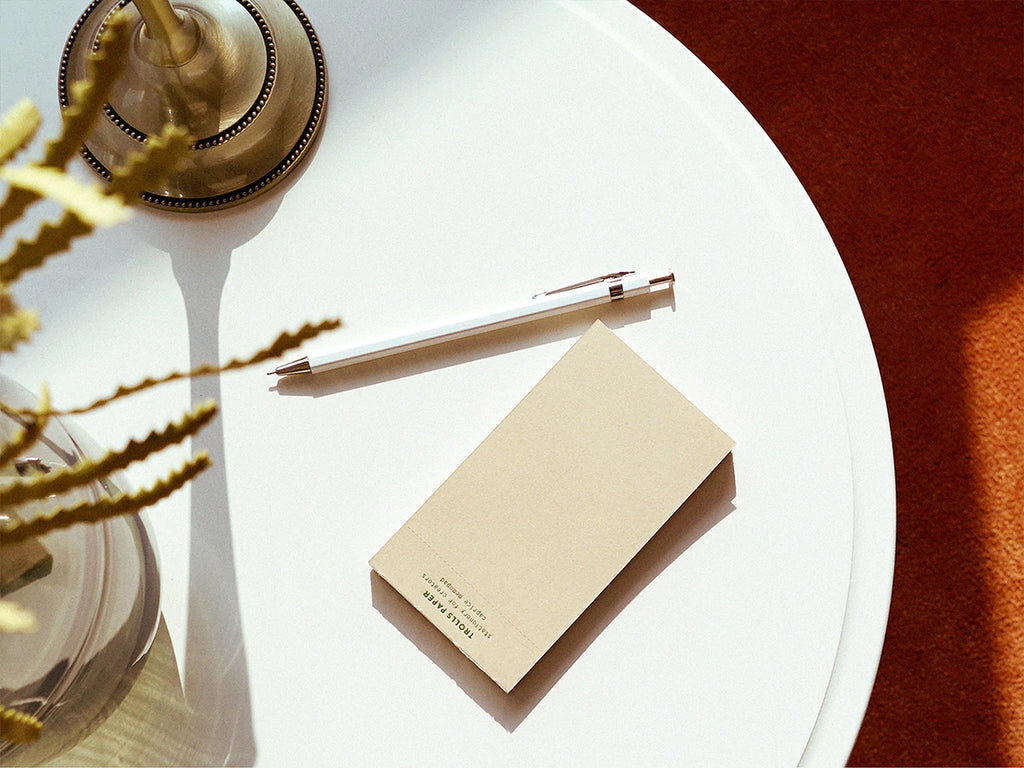 Caprice Memo Pad - Beige | Paper & Cards Studio