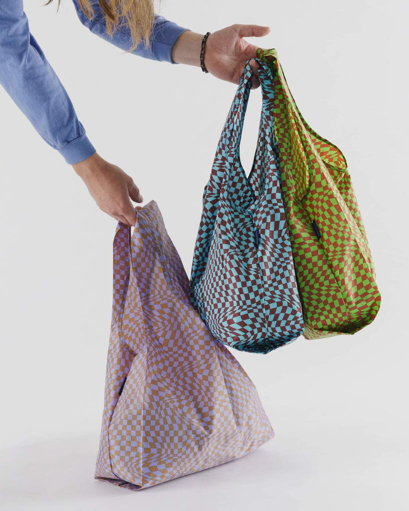 Standard Baggu Set of Three - Trippy Checkers | Garian Hong Kong Lifestyle Concept Store