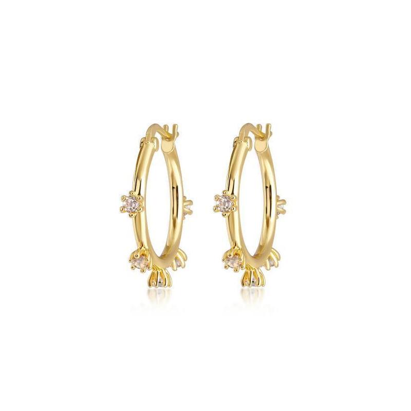 Adele Spike Hoop Earrings | Garian 