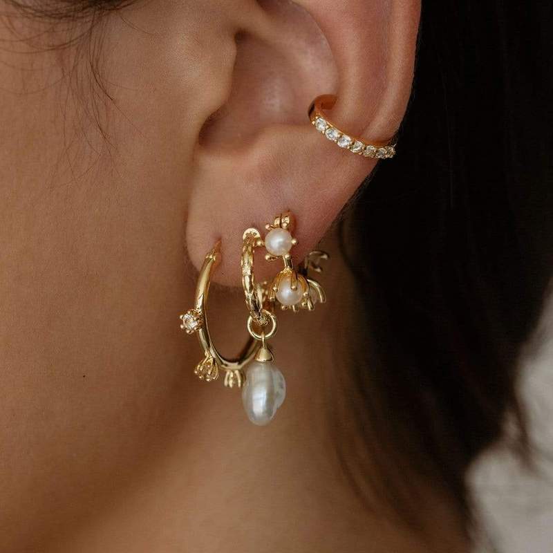 Adele Spike Hoop Earrings | Garian 