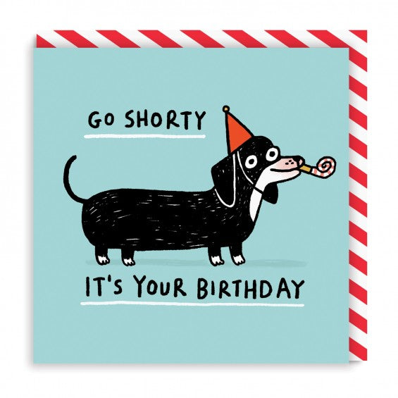 Go Shorty Square Card | Paper & Cards Studio