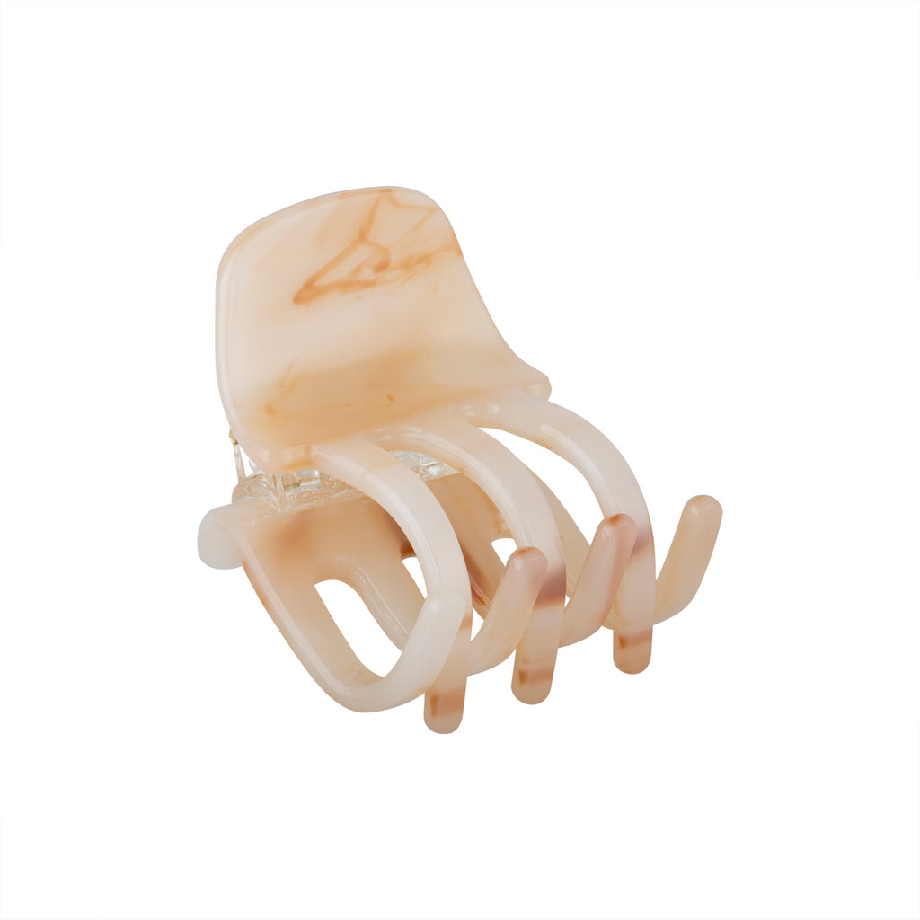 Mini Hair Clip in Peach | Garian 