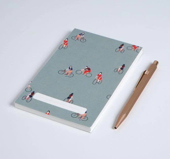 À Bicyclette Pocket Note Pad | Paper & Cards Studio